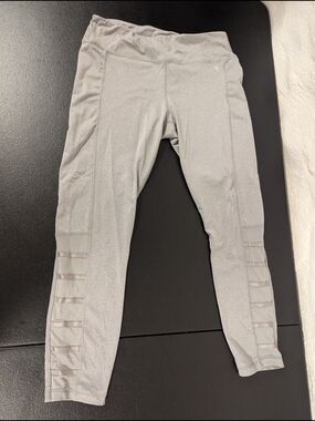 Nicole Miller Gray Performance Leggings